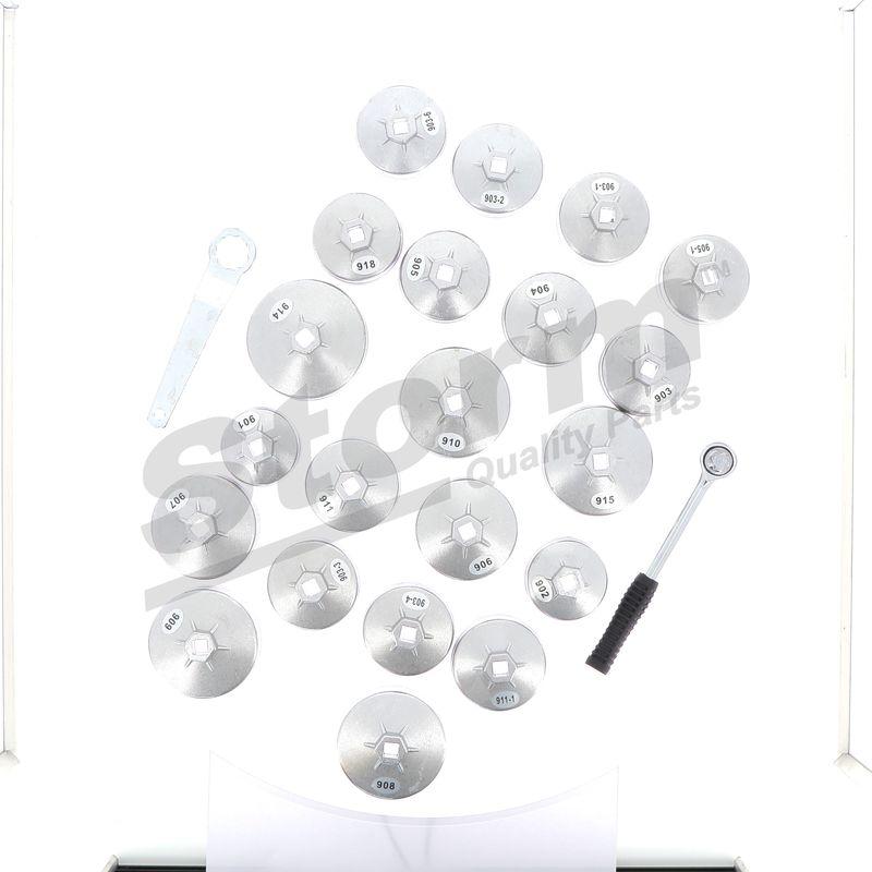 Kit clé coiffe pour filtre à huile STORM QUALITY PARTS 555509