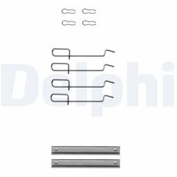 Kit d'accessoires, plaquette de frein à disque DELPHI LX0113