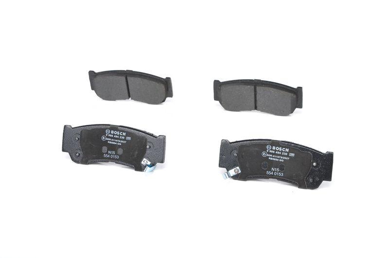 Kit de plaquettes de frein, frein à disque BOSCH 0 986 494 230