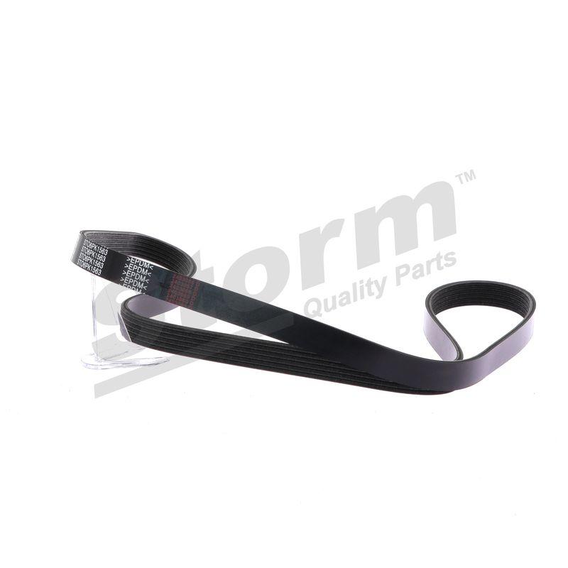 Courroie trapézoïdale à nervures STORM QUALITY PARTS STO6PK1563
