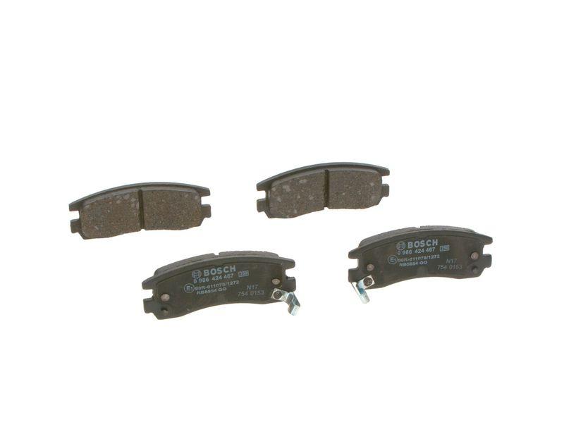 Kit de plaquettes de frein, frein à disque BOSCH 0 986 424 467
