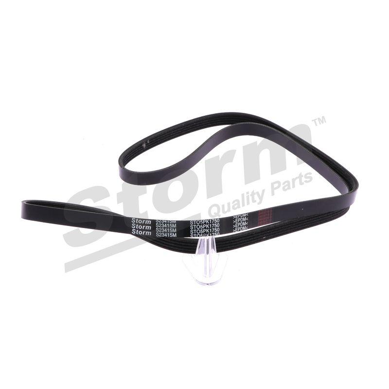 Courroie trapézoïdale à nervures STORM QUALITY PARTS STO5PK1750