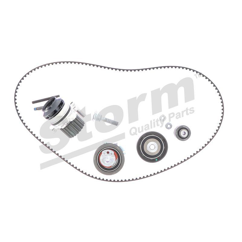 Pompe à eau + kit de courroie crantée STORM QUALITY PARTS 5550732KP