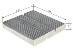 Filtre, air de l'habitacle BOSCH 1987435609