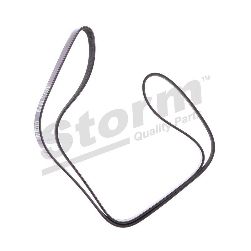 Courroie trapézoïdale à nervures STORM QUALITY PARTS STO6PK1713
