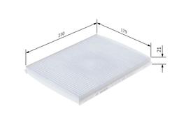 Filtre, air de l'habitacle BOSCH 1987435126
