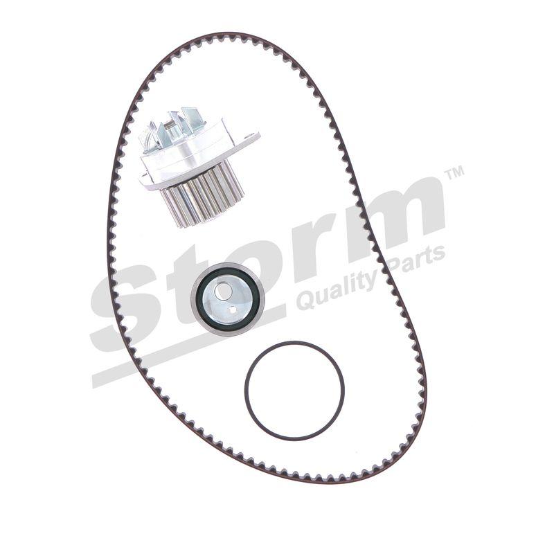 Pompe à eau + kit de courroie crantée STORM QUALITY PARTS 5550108KP