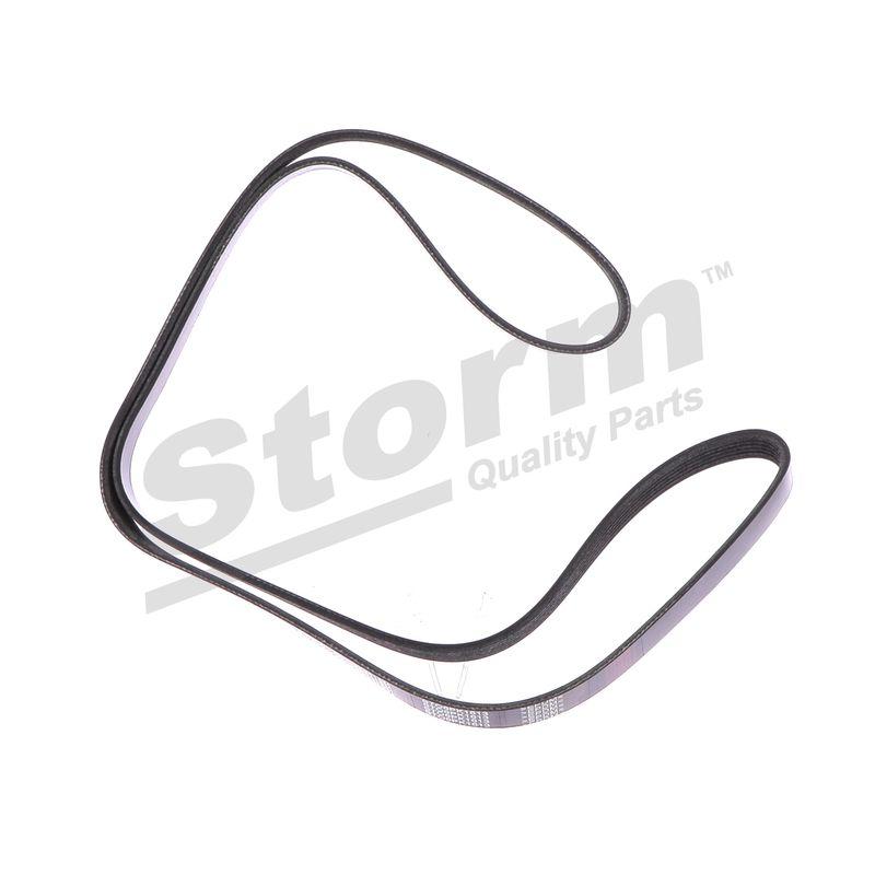 Courroie trapézoïdale à nervures STORM QUALITY PARTS STO6PK1613