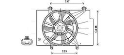 Ventilateur, refroidissement du moteur AVA QUALITY COOLING FD7582