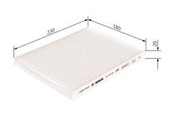 Filtre, air de l'habitacle BOSCH 1987432253