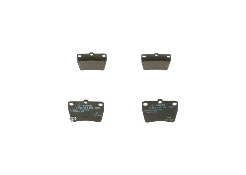 Kit de plaquettes de frein, frein à disque BOSCH 0 986 494 350