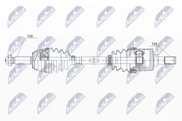 Arbre de transmission NTY NPW-KA-356