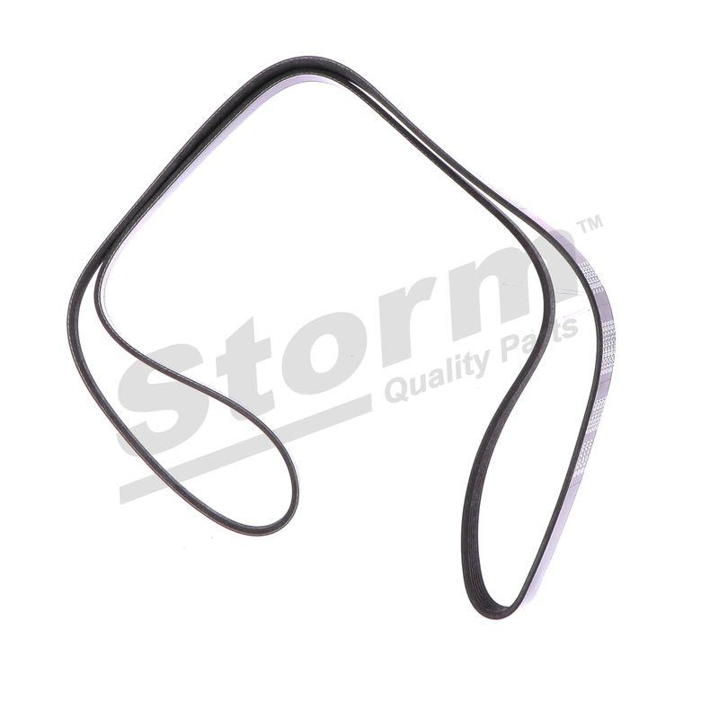 Courroie trapézoïdale à nervures STORM QUALITY PARTS STO6PK1725