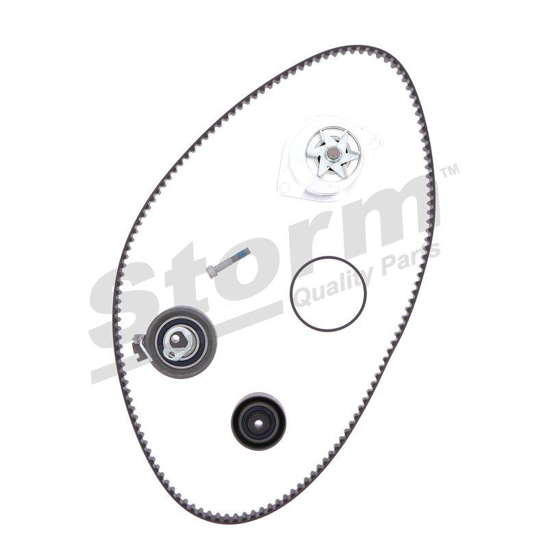 Pompe à eau + kit de courroie crantée STORM QUALITY PARTS 904470KP