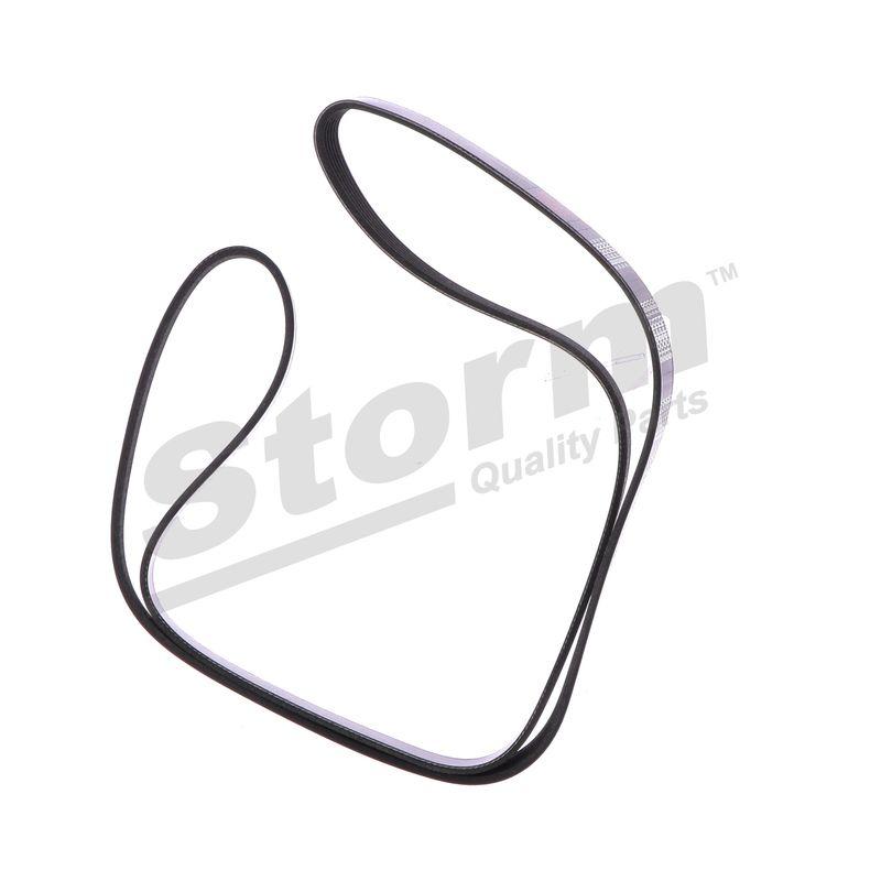 Courroie trapézoïdale à nervures STORM QUALITY PARTS STO6PK1750