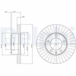 Disque de frein DELPHI BG9692