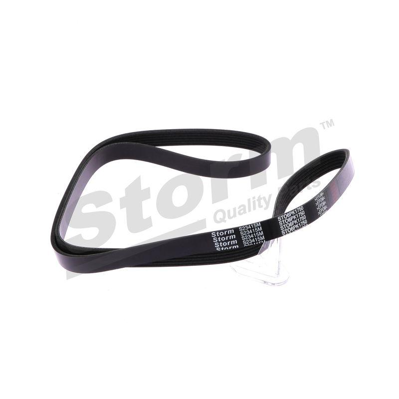 Courroie trapézoïdale à nervures STORM QUALITY PARTS STO6PK1750