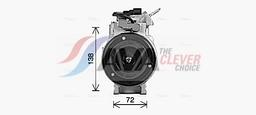 Compresseur, climatisation AVA QUALITY COOLING FDAK692