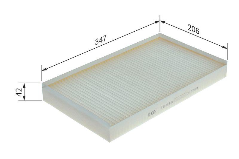 Filtre, air de l'habitacle BOSCH 1987432195