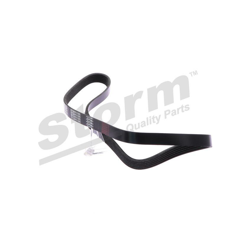Courroie trapézoïdale à nervures STORM QUALITY PARTS STO6PK1095
