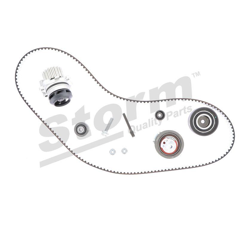 Pompe à eau + kit de courroie crantée STORM QUALITY PARTS 5550791KP