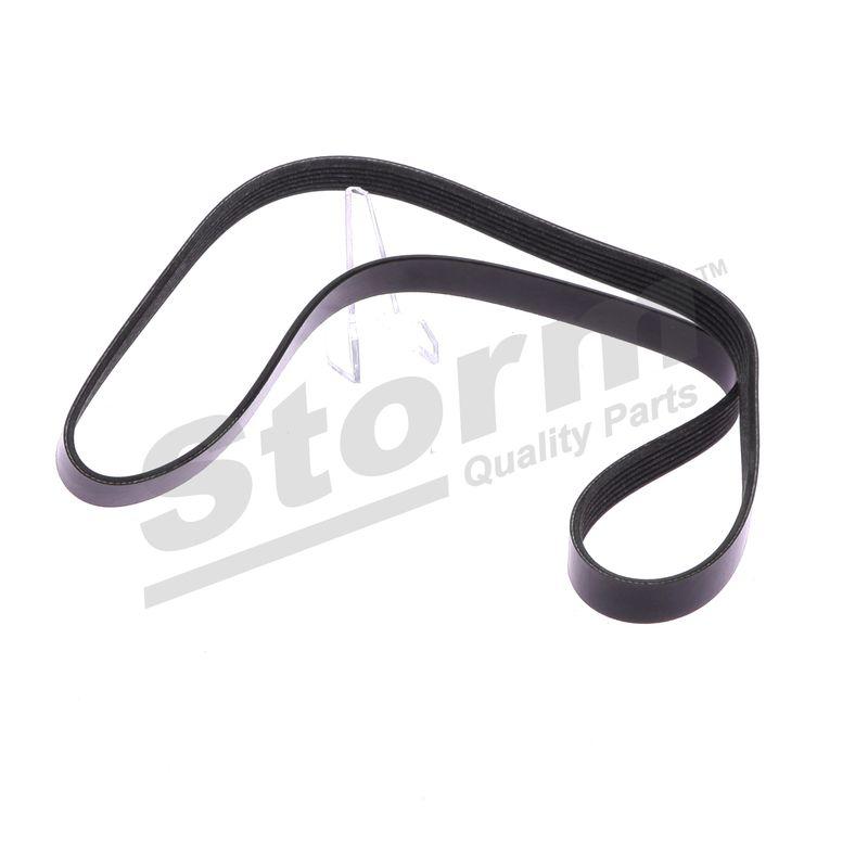Courroie trapézoïdale à nervures STORM QUALITY PARTS STO6PK1125