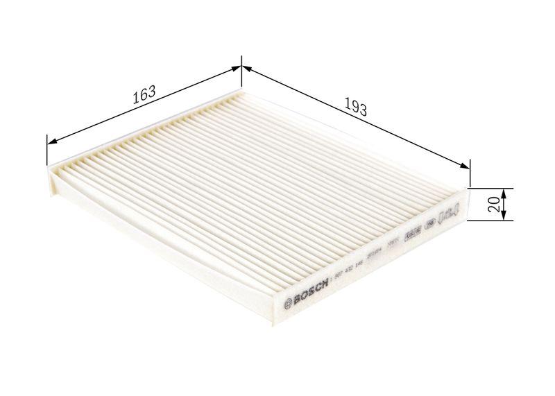 Filtre, air de l'habitacle BOSCH 1987432148