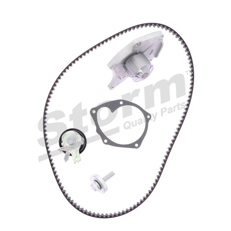 Pompe à eau + kit de courroie crantée STORM QUALITY PARTS 5550579KP