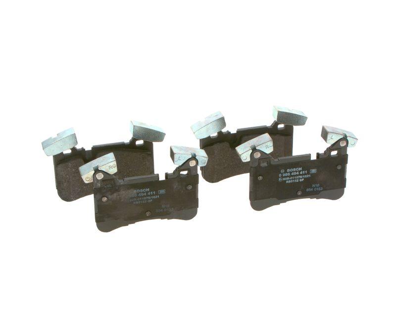 Kit de plaquettes de frein, frein à disque BOSCH 0 986 494 411