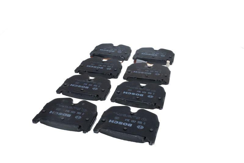 Kit de plaquettes de frein, frein à disque BOSCH 0 986 494 364
