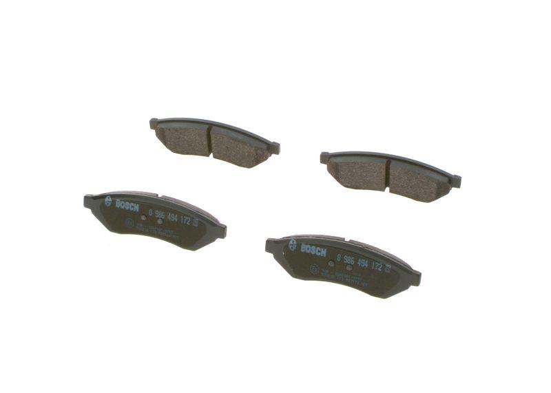 Kit de plaquettes de frein, frein à disque BOSCH 0 986 494 172
