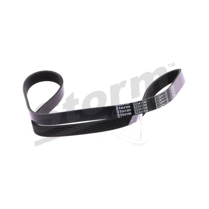Courroie trapézoïdale à nervures STORM QUALITY PARTS STO6PK1125
