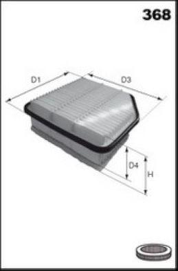 Filtre à air MECAFILTER ELP9323