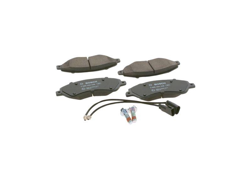 Kit de plaquettes de frein, frein à disque BOSCH 0 986 494 236