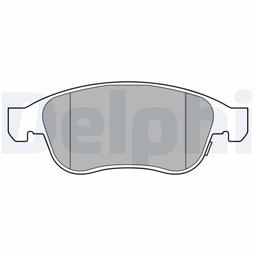 Kit de plaquettes de frein, frein à disque DELPHI LP3588