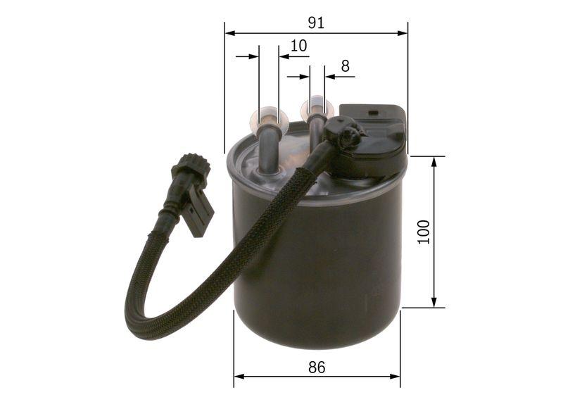 Filtre à carburant BOSCH F 026 402 840