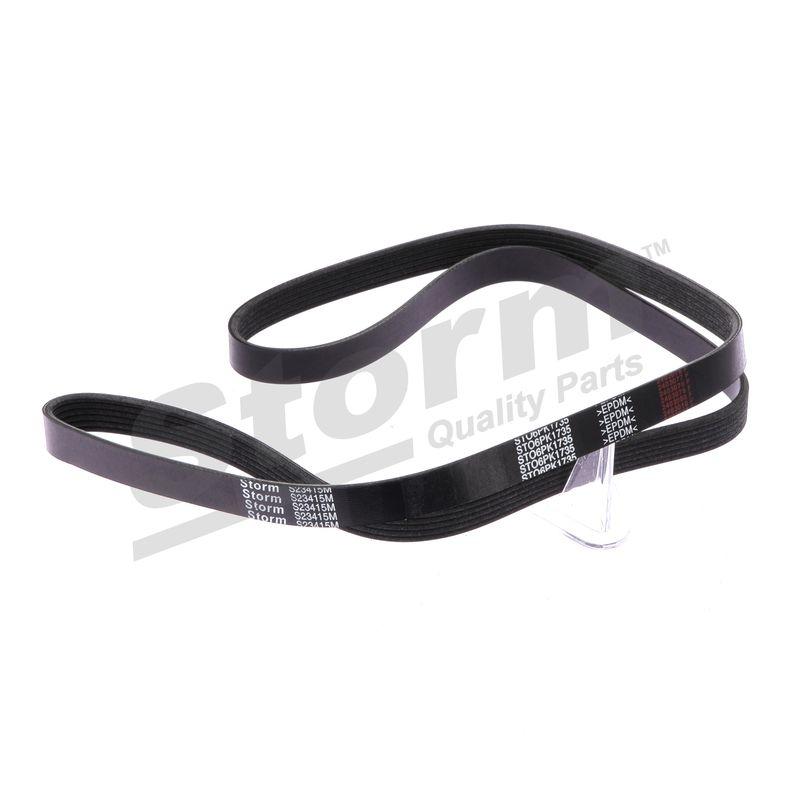 Courroie trapézoïdale à nervures STORM QUALITY PARTS STO6PK1735