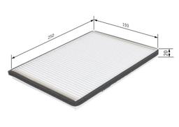 Filtre, air de l'habitacle BOSCH 1987432058