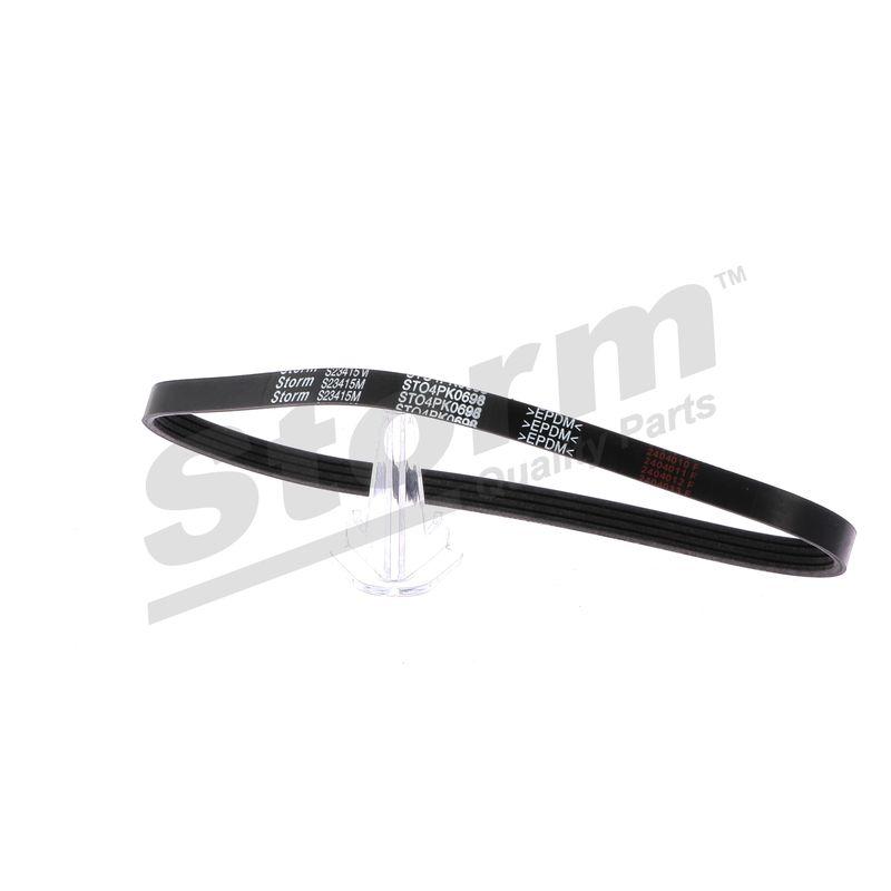 Courroie trapézoïdale à nervures STORM QUALITY PARTS STO4PK0698