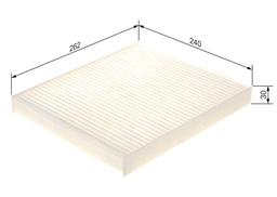 Filtre, air de l'habitacle BOSCH 1 987 435 079