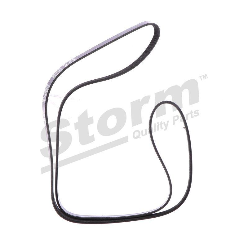 Courroie trapézoïdale à nervures STORM QUALITY PARTS STO5PK1750