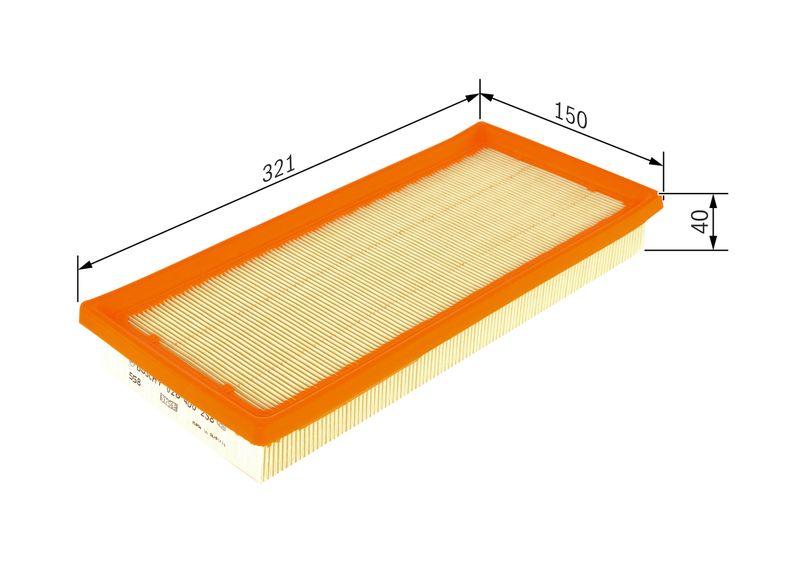 Filtre à air BOSCH F 026 400 258