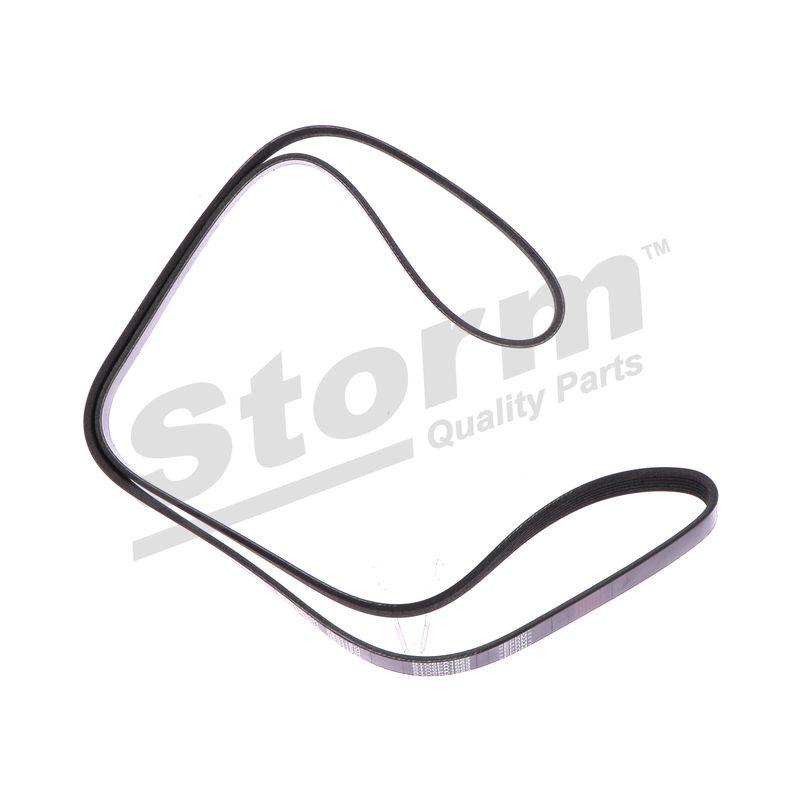 Courroie trapézoïdale à nervures STORM QUALITY PARTS STO6PK1663