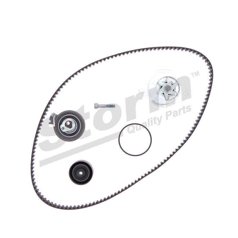 Pompe à eau + kit de courroie crantée STORM QUALITY PARTS 904470KP
