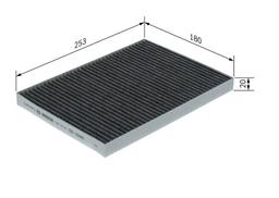 Filtre, air de l'habitacle BOSCH 1987435621