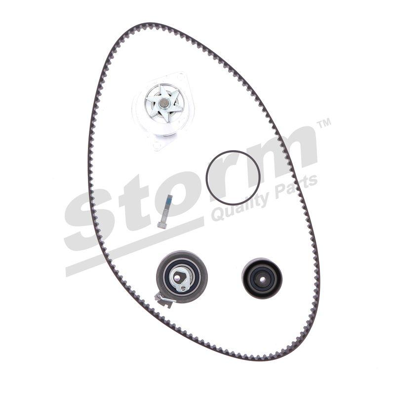 Pompe à eau + kit de courroie crantée STORM QUALITY PARTS 904470KP