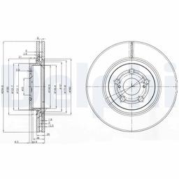 Disque de frein DELPHI BG3914