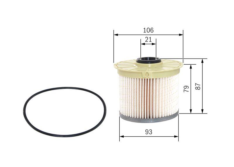 Filtre à carburant BOSCH F 026 402 861