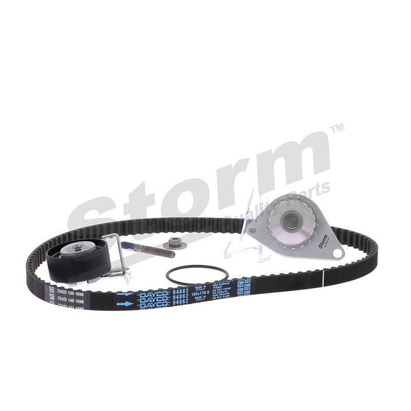 Pompe à eau + kit de courroie crantée STORM QUALITY PARTS 904464KP