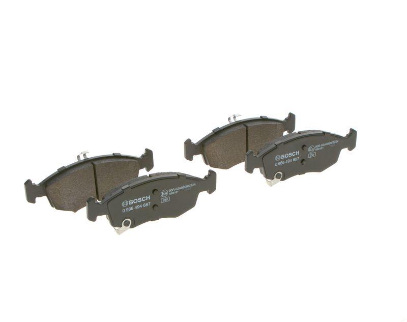 Kit de plaquettes de frein, frein à disque BOSCH 0 986 494 687